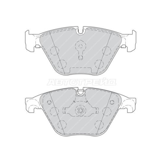 Колодки тормозные перед BMW 5 F10/6 F12/7 F01 FERODO