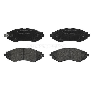 Колодки тормозные перед CHEVROLET LANOS/DAEWOO GENTRA/RAVON NEXIA R3 16-  (диск 256mm) BREMBO