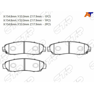 Колодки тормозные перед HONDA CR-V RЕ4/HAVAL Fx7 18- CTR