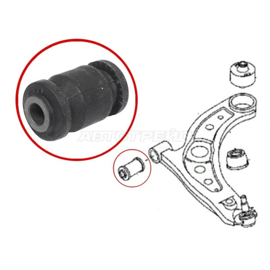 Сайлентблок переднего нижнего рычага передний TOYOTA PASSO 04-/BB 06-/RAV4 00-05/DAIHATSU BOON M300 SAT