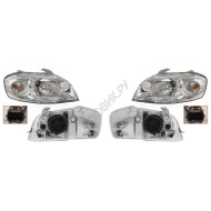 Фары Шевроле Авео Chevrolet Aveo T250 (2006-2012) комплект 2 штуки левая и правая SAT высокое качество