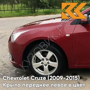 Бампер передний в цвет кузова Chevrolet Cruze (2012-2015) рестайлинг GCS - Velvet Red - Красный