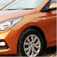 Крыло переднее левое в цвет кузова Hyundai Solaris 2 (2017-2020) 