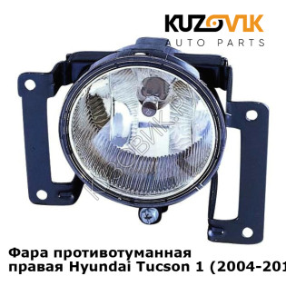 Фара противотуманная правая Hyundai Tucson 1 (2004-2010) KUZOVIK