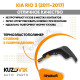 Брызговик передний правый Kia Rio 3 (2011-2017) KUZOVIK