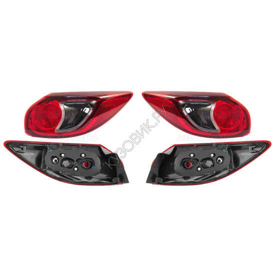 Фонари задние Мазда Сх5 Mazda CX-5 (2012-) комплект 2 штуки левый и правый DEPO высокое качество