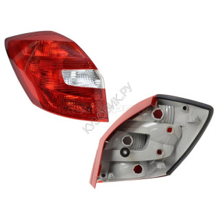 Фонарь задний SKODA FABIA 07-13 лев DEPO