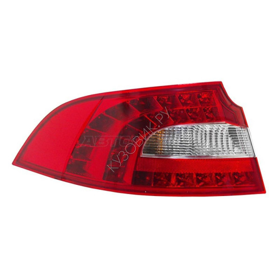 Фонарь задний SKODA SUPERB 08-13 лев диодный SAT